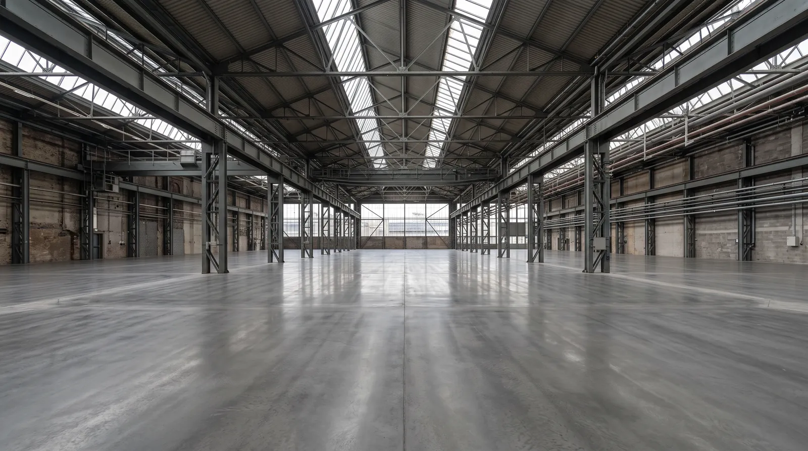 Industrieestrich in einer Halle im Raum Hamm